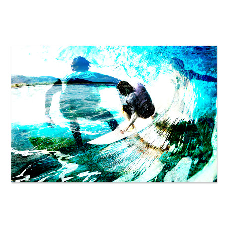 Surfers (24"L x 16"H - Unframed Print)