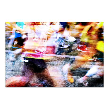 Runners (24"L x 16"H - Unframed Print)
