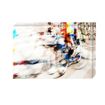 Cyclists (24"L x 16"H - Unframed Print)