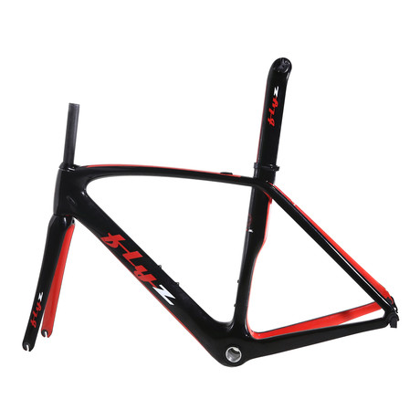 Road Bike Frame // Red Glossy (49 cm)