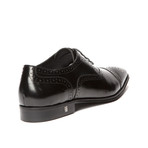 Versace Collection // Cap Toe Brogue // Black  (Euro: 39)