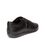 Versace Collection // Leather Sneaker // Black  (Euro: 40)