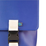 Kel Briefcase // Leather (Navy Blue)