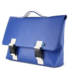 Kel Briefcase // Leather (Navy Blue)