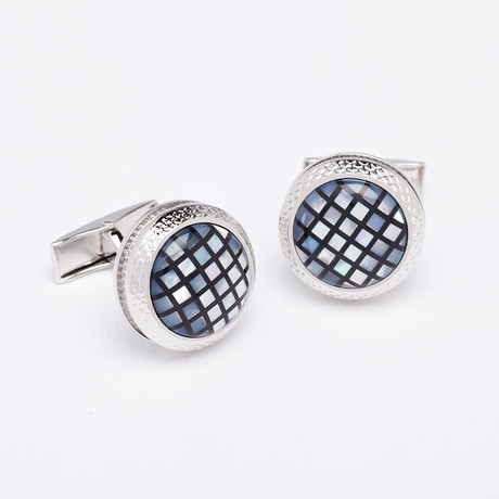 Mother of Pearl Studded Cufflinks