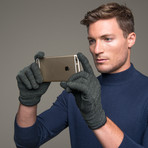 Winter Style Touchscreen Gloves // Black (Small)