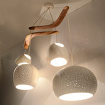 Claylight Boomerang // XL Chandelier