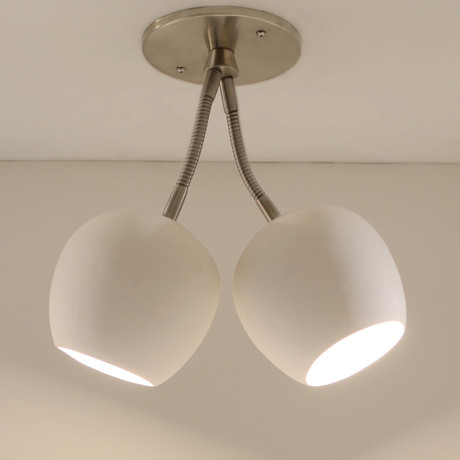 Claylight Double Spot Lamp // Solid