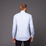 Dress Shirt // Pointsec Blue Square (S)