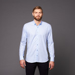 Dress Shirt // Pointsec Blue Square (L)