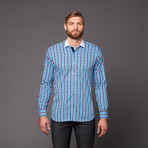Dress Shirt // Checkmate Blue Square (XL)