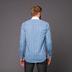 Dress Shirt // Checkmate Blue Square (XS)
