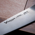 Professional Santoku Knife // Sea Glass Grip