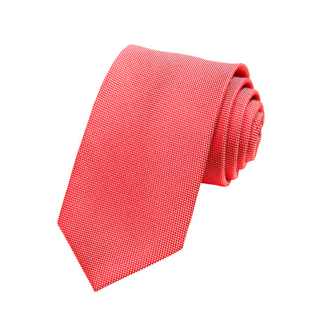 Silk Tie // Solid Red