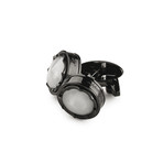 Parola Cufflinks // Black + White