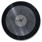 Circle Clock // Vibrations (Teal)