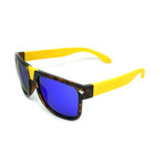 Ned Kelly // Turtleshell with Blue Revo Lens (Black Temple & Nose)
