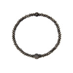 Armor Bead Bracelet // Gunmetal (S (7” Wrist))