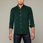 Heritage Curduroy Shirt // Hunter (XL)