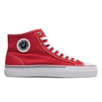 Center High Top // Red + White (US: 9)