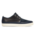 Leather Perkins Lace-Up Sneaker // Navy (US: 8)