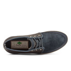 Leather Perkins Lace-Up Sneaker // Navy (US: 8.5)