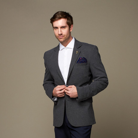 Beehive Sportcoat // Grey With Pin (M)