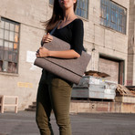 Simple Messenger Bag // Grey (Small)