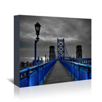 Blue Bridge (16"L x 20"H)