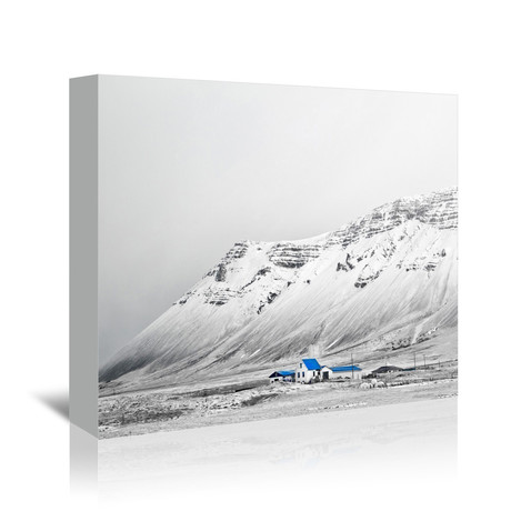 Blue House (16"L x 20"H)