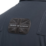 Lights of London // Baker Street Jacket // Dark Navy (2XL)