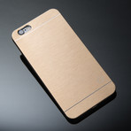 Slim Aluminum Case // Gold (iPhone X)