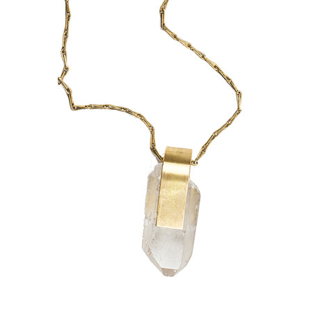 Quartz Necklace // Clear