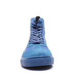 Champion High Top // Blue Canvas + Suede (US: 8.5)