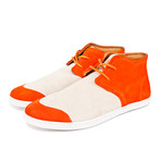 Worth Chukka // Orange + Off-White (US: 9.5)