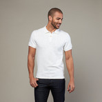 Slub Jersey Polo // White (M)