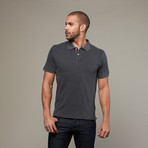 Slub Jersey Polo // Charcoal (S)