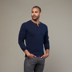 Tech Thermal Henley // Midnight (L)