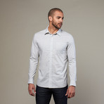 Muted Horizontal Stripe Shirt // Light Grey (2XL)