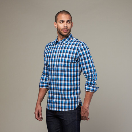 Multi Check Shirt // Midnight (S)