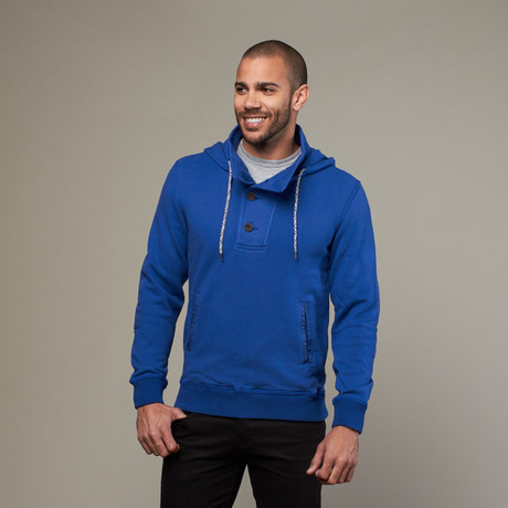 French Terry Hoodie // Cobalt (S)