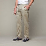 Flat Front Chino // Khaki (31WX32L)