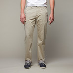 Flat Front Chino // Khaki (31WX32L)