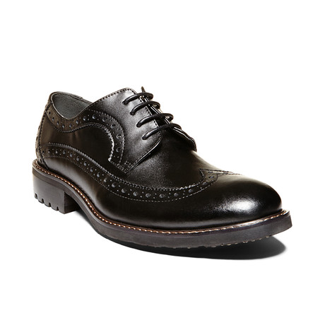 Remaine Oxford // Black Leather (US: 8)