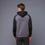 Czarcode Tech Hoodie // Charcoal + Black (S)