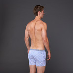 Color Code // Leafed Out Boxer // Blue + White (XL)