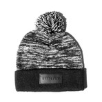 Horizon Marbled Beanie // Black