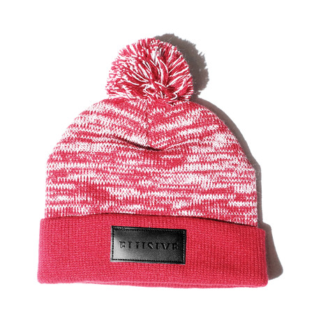 Horizon Marbled Beanie // Deep Red