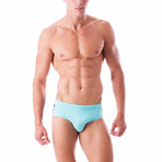 Lagos Swim Brief // Ocean Blue (S)