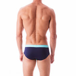 Lagos Swim Brief // Ocean Blue (S)